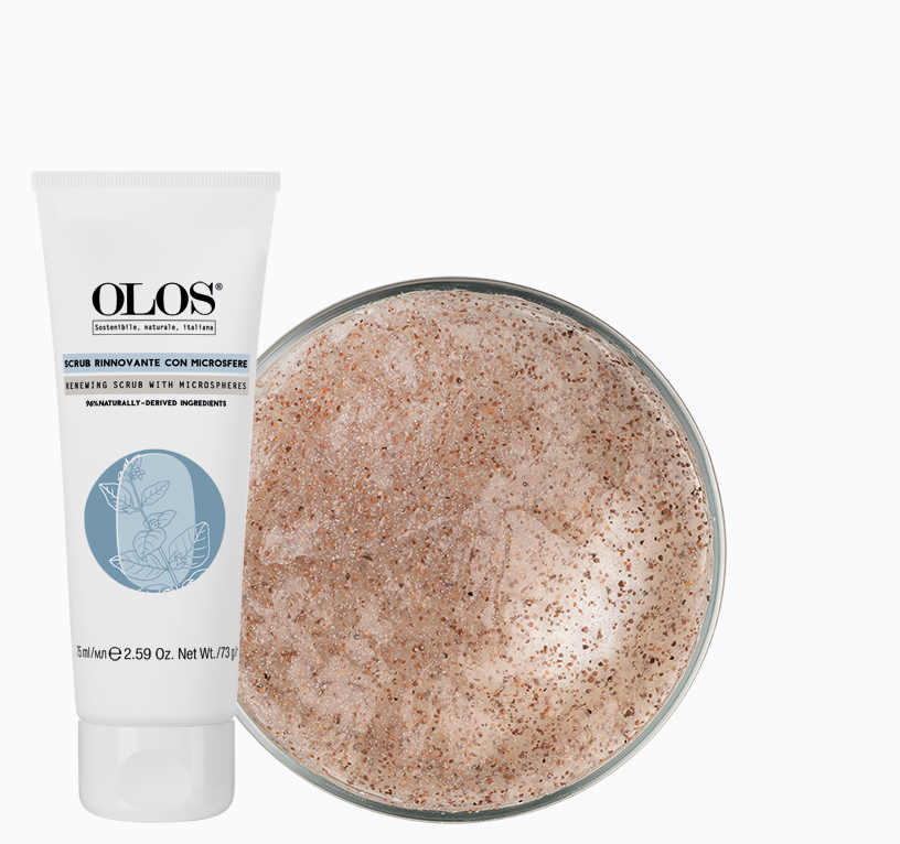 Olos Увлажнение. Обновляющий скраб с микросферами 75 мл